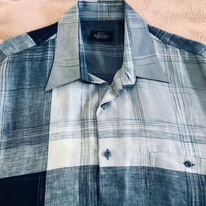 Riscatio Portofino Short Sleeve Linen Shirt XL